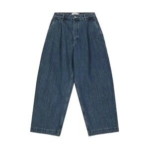 Studio Nicholson High-Waisted Wide-Leg Denim Pants - NWT